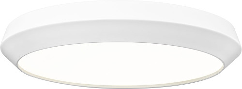 Z-Lite 7701F20-MW-LED Quasars Contemporary Matte White LED 20" Flush Mount Lighting