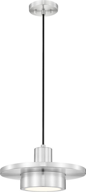 Z-Lite 829P12-BN-LED Ludo Contemporary Brushed Nickel LED Mini Pendant Lighting