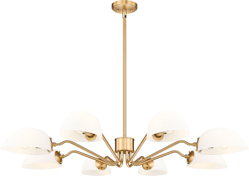 Z-Lite 3048-8MGLD Breton Contemporary Modern Gold Lighting Chandelier