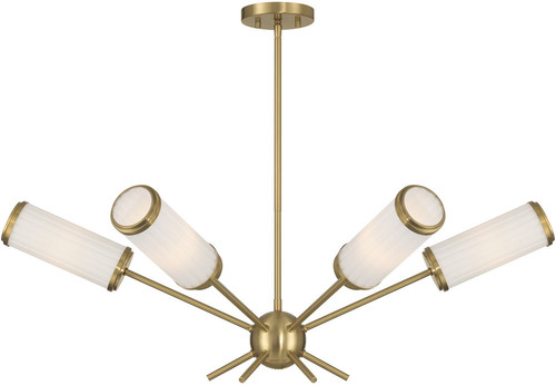 Savoy House 1-3198-6-322 Denison Contemporary Warm Brass Chandelier Light
