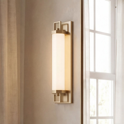 Savoy House 8-3303-18-127 Parker Modern Noble Brass LED 18" Bathroom Lighting Sconce