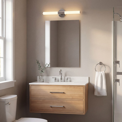 Savoy House 8-9999-24-CH Connor Modern Chrome LED 24" Bathroom Light Sconce