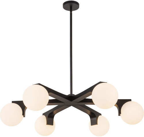 Kuzco Lighting CH11537-BK Briar Contemporary Black Lighting Chandelier