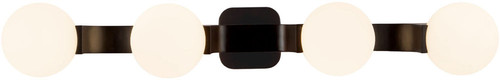 Kuzco Lighting VL11534-BK Briar Modern Black 4-Light Bathroom Light Fixture