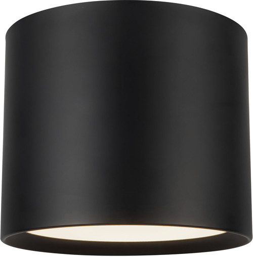 Kuzco Lighting SF0703212BK Uma Contemporary Black LED 12" Flush Lighting