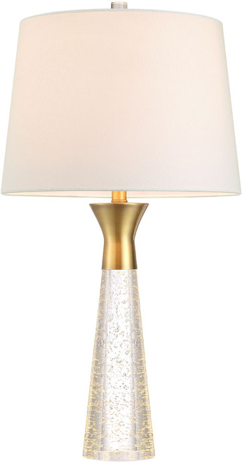 SDQ Lighting TL10401GD Table Lamp Contemporary Antique Brass LED Side Table Lamp