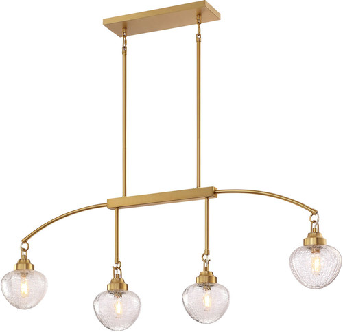 SDQ Lighting PD10345BG Aria Brushed Gold Kitchen Island Lighting