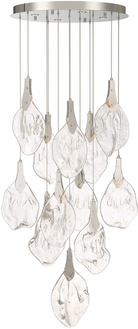 Eurofase Lighting 49920-017 Jateo Contemporary Polished Nickel LED Multi Hanging Pendant Light