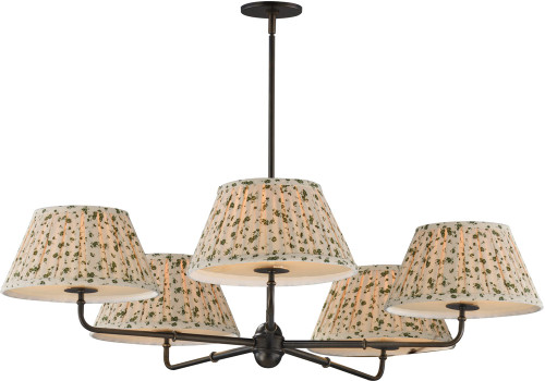 Maxim Lighting 18415OWANB Dunbridge Contemporary Antique Bronze Hanging Chandelier