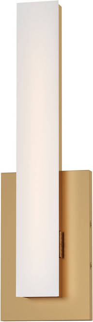 Maxim Lighting 59100CLFTNAB Vogue Contemporary Natural Aged Brass LED Wall Light Fixture
