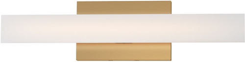 Maxim Lighting 59101CLFTNAB Vogue Modern Natural Aged Brass LED 5" Bathroom Lighting