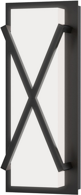 Maxim Lighting 57941WTBK Dexter Contemporary Black LED 14" Wall Light Sconce