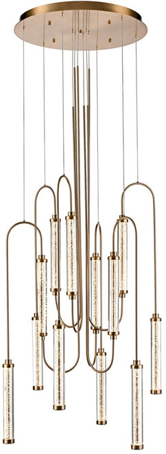 Avenue Lighting HF7188-AB Belvedere Modern Antique Brass LED Multi Pendant Hanging Light