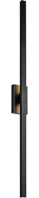 Kichler Lighting 59150BKTLED Nocar Modern Textured Black LED XXLl Outdoor Wall Light Sconce