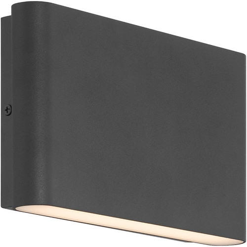 Access Lighting 19985LEDMG-BL/ACR Oasis Modern Black LED Outdoor Wall Lighting Fixture