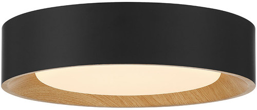 Access Lighting 49910LEDDCS-MBL/ACR Maddy Modern Matte Black LED 14" Flush Mount Lighting Fixture