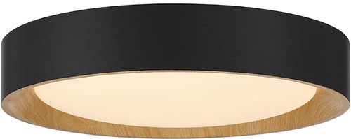 Access Lighting 49911LEDDCS-MBL/ACR Maddy Modern Matte Black LED 17.5" Home Ceiling Lighting
