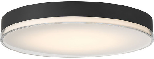 Access Lighting 49941LEDDCS-MBL/ACR Mona Modern Matte Black LED 20" Ceiling Lighting