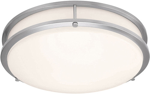 Access Lighting 20543LEDDCS-BS/ACR Solero II Modern Brushed Steel LED 18" Home Ceiling Lighting