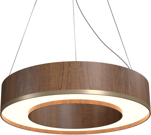 Accord Lighting 1566LED Cylindrical Contemporary LED 23.5" Drum Hanging Pendant Light