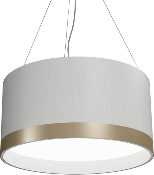 Accord Lighting 1584LED Cylindrical Contemporary LED Drum Ceiling Light Pendant