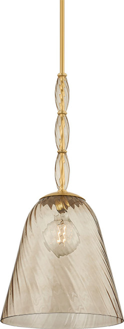 Hudson Valley Lighting 2417-AGB Bleecker Contemporary Aged Brass Hanging Pendant Lighting