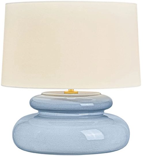 Mitzi by Hudson Valley HL1145201-AGB/CCC Pia Modern Aged Brass Side Table Lamp
