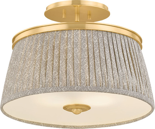 Hudson Valley Lighting 8517-AGB Valeria Modern Aged Brass Ceiling Lighting