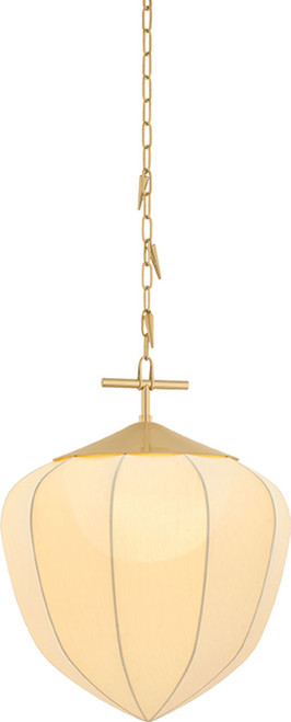 Corbett Lighting 580-21-VB Hoshi Contemporary Vintage Brass 21" Hanging Lamp