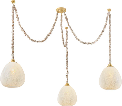 Mitzi by Hudson Valley H1150803-AGB Remi Modern Aged Brass Multi Lighting Pendant