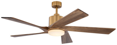 Vaxcel F0133 Wedgewood Contemporary Satin Brass LED 60" Ceiling Fan