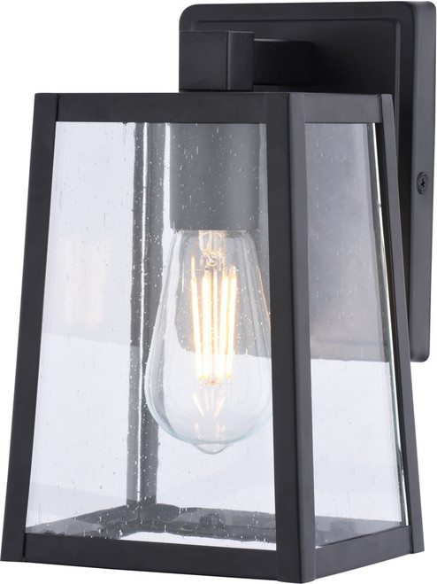 Vaxcel T0817 Sutton Modern Matte Black Outdoor Wall Lighting