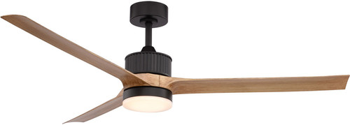 Vaxcel F0140 Ruston Contemporary Matte Black LED 60" Home Ceiling Fan