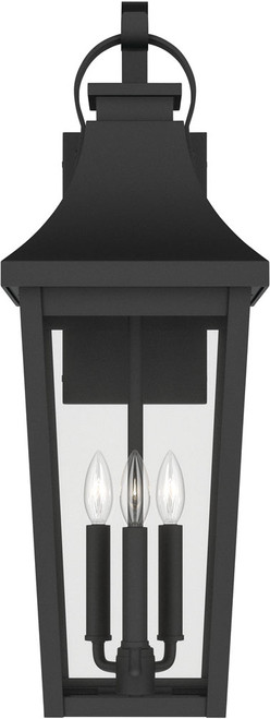 Kichler Lighting 59196BKT Cleary Modern Textured Black 30" Outdoor Wall Mounted Lamp