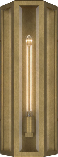 Kichler Lighting 59215NBR Berens Modern Natural Brass 20" Exterior Lamp Sconce
