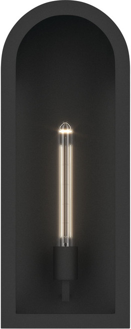 Kichler Lighting 59202BKT Marea Modern Textured Black Outdoor Wall Light Sconce