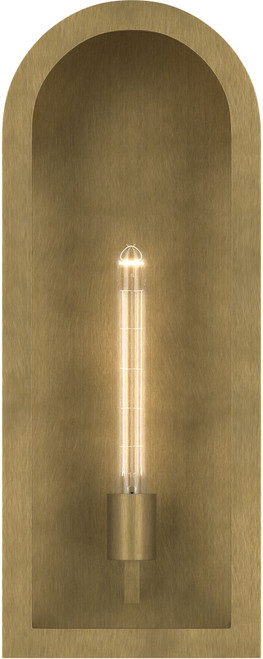 Kichler Lighting 59202NBR Marea Modern Natural Brass Exterior Wall Lamp