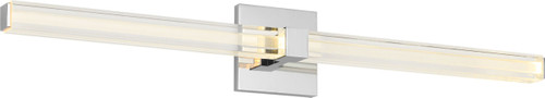 Visual Comfort Modern SLV84727CHCA Reiya Contemporary Chrome LED 30" Bath Lighting Fixture