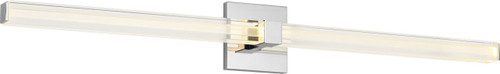 Visual Comfort Modern SLV84827CHCA Reiya Contemporary Chrome LED 36" Bath Light Fixture