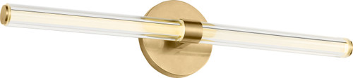 Visual Comfort Modern SLV84227HABCA Reiya Contemporary Hand-Rubbed Antique Brass LED 24" Bath Lighting