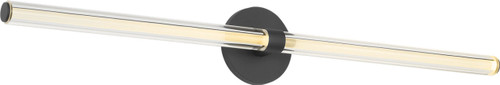 Visual Comfort Modern SLV84427BCA Reiya Contemporary Nightshade Black LED 36" Bathroom Vanity Lighting