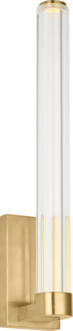 Visual Comfort Modern SLWS84527HABCA Reiya Modern Hand-Rubbed Antique Brass LED Wall Sconce