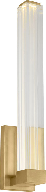 Visual Comfort Modern SLWS84927HABCA Reiya Modern Hand-Rubbed Antique Brass LED Wall Sconce