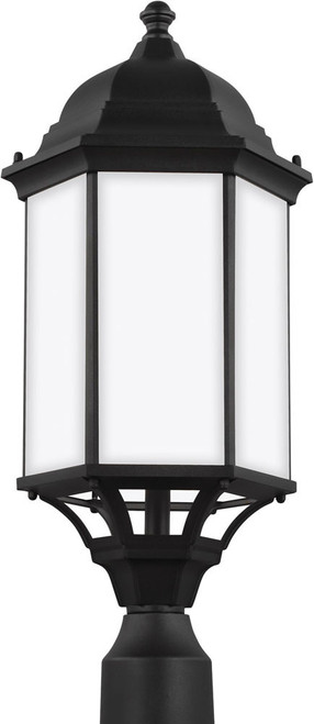 Generation Lighting 8238751EN3-12 Sevier Black Exterior Post Lamp