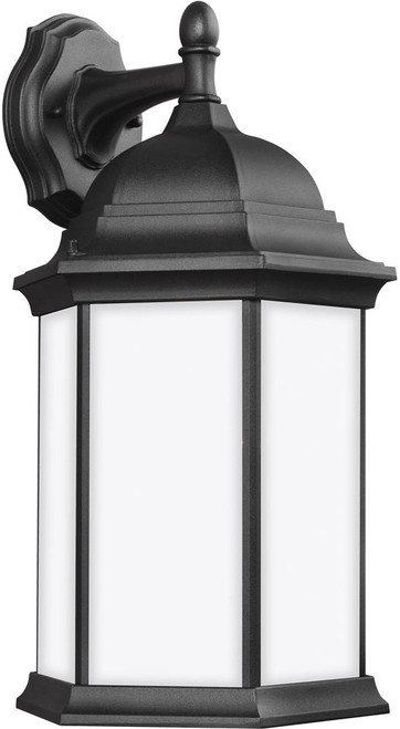Generation Lighting 8438751-12 Sevier Black 18.75" Exterior Lighting Sconce
