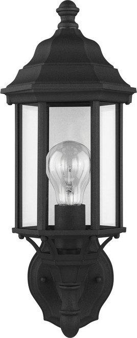 Generation Lighting 8538701-12 Sevier Black Outdoor Wall Lighting Sconce