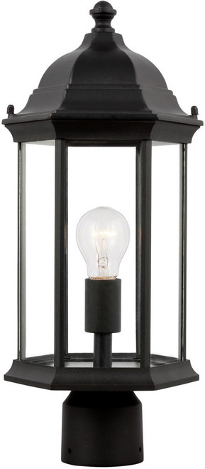 Generation Lighting 8238601-12 Sevier Black Exterior Lamp Post Light