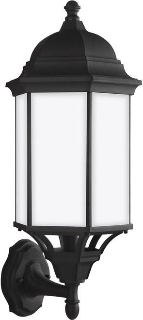 Generation Lighting 8638751EN3-12 Sevier Black Outdoor Sconce Lighting