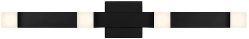 Visual Comfort Studio DJV1071MBK-L1 Brander Modern Midnight Black LED 30.5" Vanity Lighting Fixture