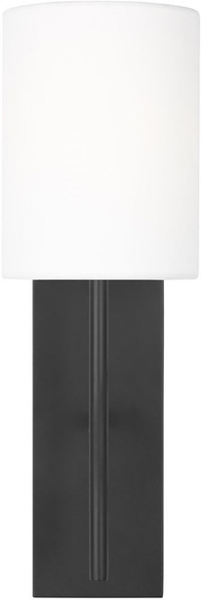 Visual Comfort Studio BW1021MBK Key Contemporary Midnight Black Wall Lamp